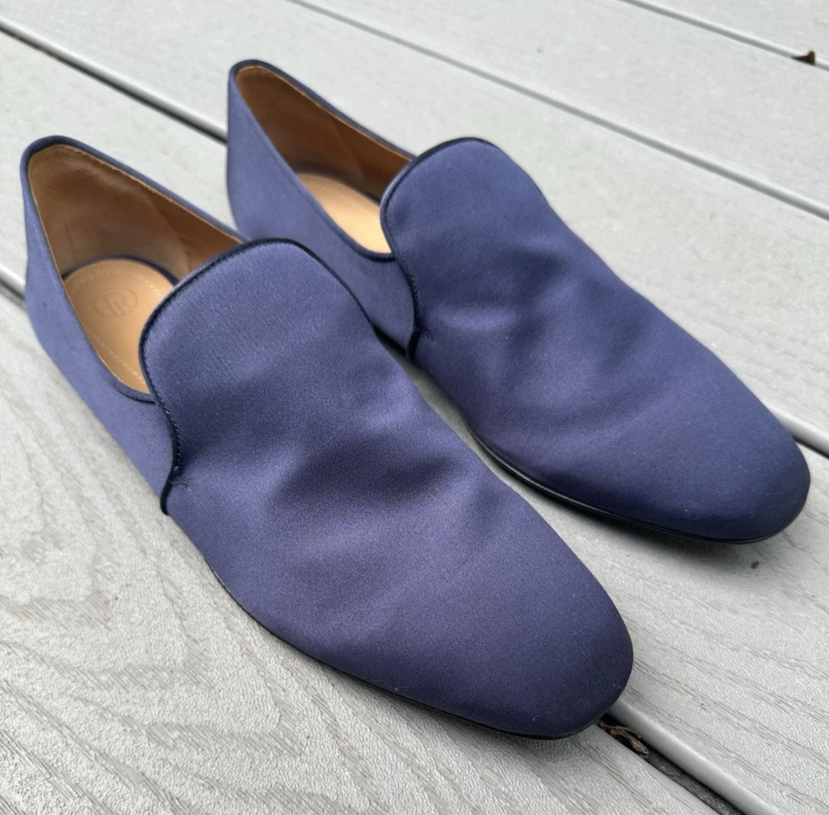 The Row Womens Alys Satin Loafers in Navy Size US 9.5 EU 39.5 Italy
Opens in a new window or tab