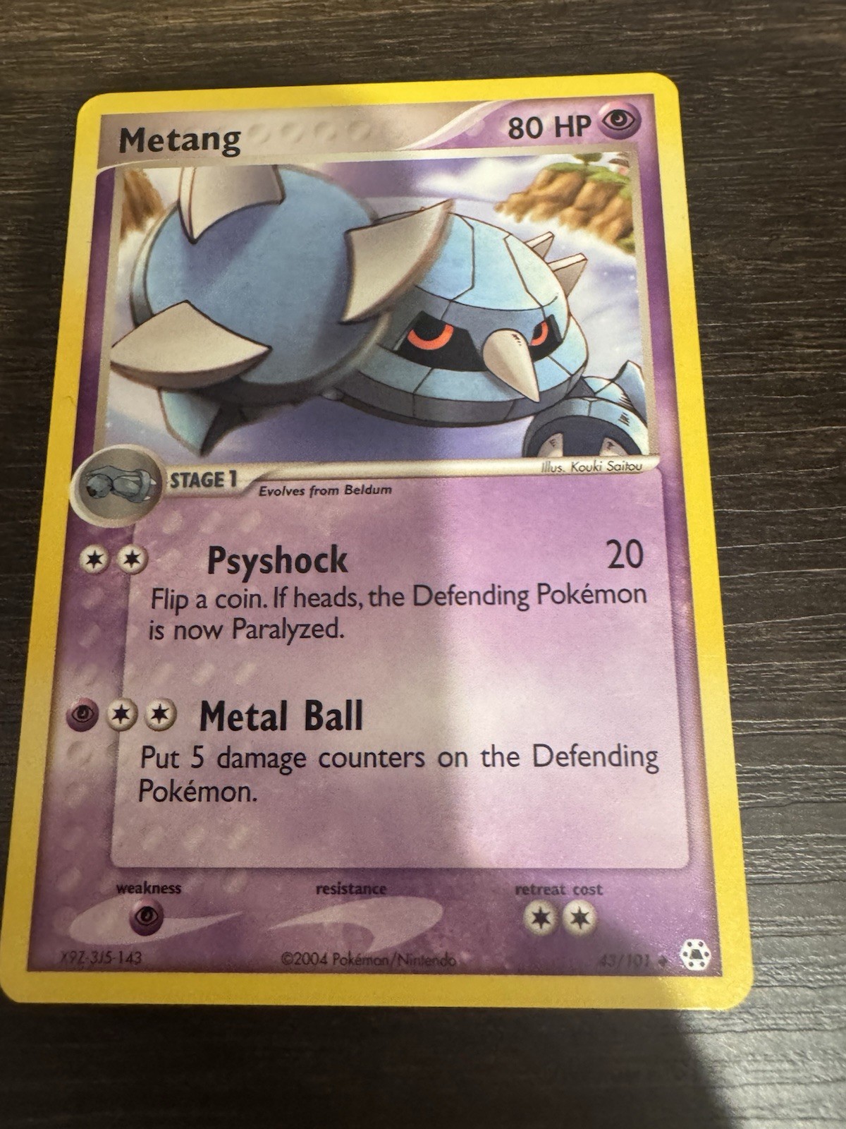 Metang - 43/101 Uncommon Hidden Legends 2004 nm