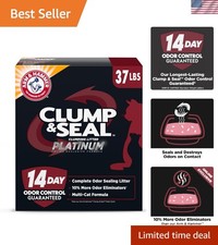 Multi-Cat Clump  Seal Platinum Litter, 14-Day Odor Control, 37 lbs Fresh Scent