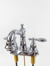 Delta Linden 2555-MPU-DST 2-Handle 4 in Centerset Chrome Faucet w/ Pop-Up