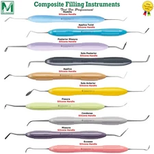 Dental Composite Filling Restorative Instruments with Silicone Handle INSTUMAX®