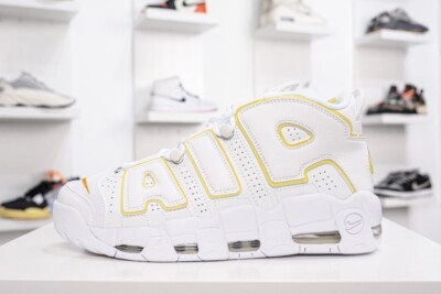 Nike Women's Air More Uptempo Summit White Opti Yellow DM3035-100