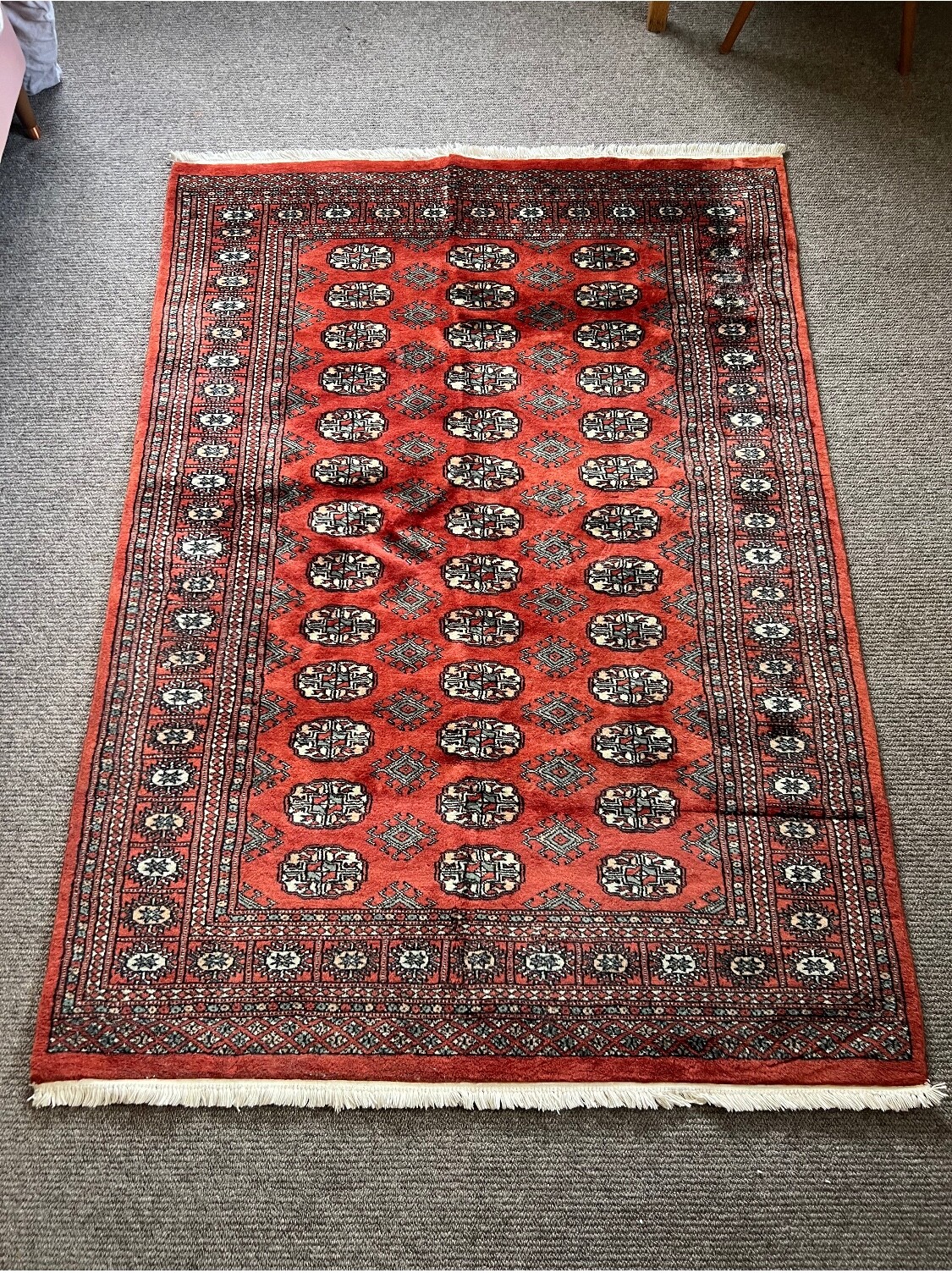 JOHN LEWIS Gooch Luxury Bokhara Rug, L185 x W125 cm, RED RRP £450 new