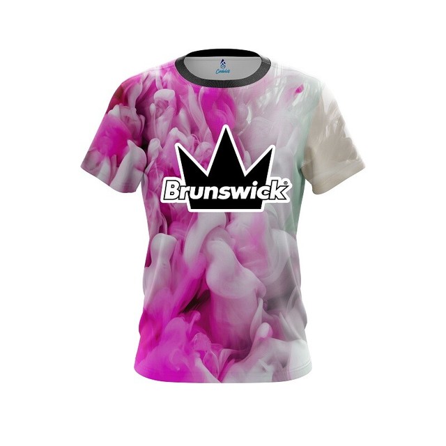 Brunswick Pink Clouds CoolWick Bowling Jersey | eBay