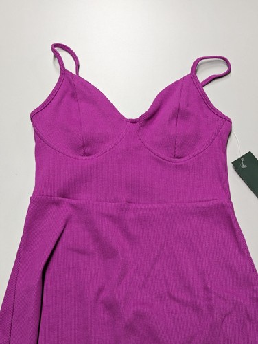 Women's Knit Skater Dress - Wild Fable Plum Purple Size XS - Picture 2 of 4