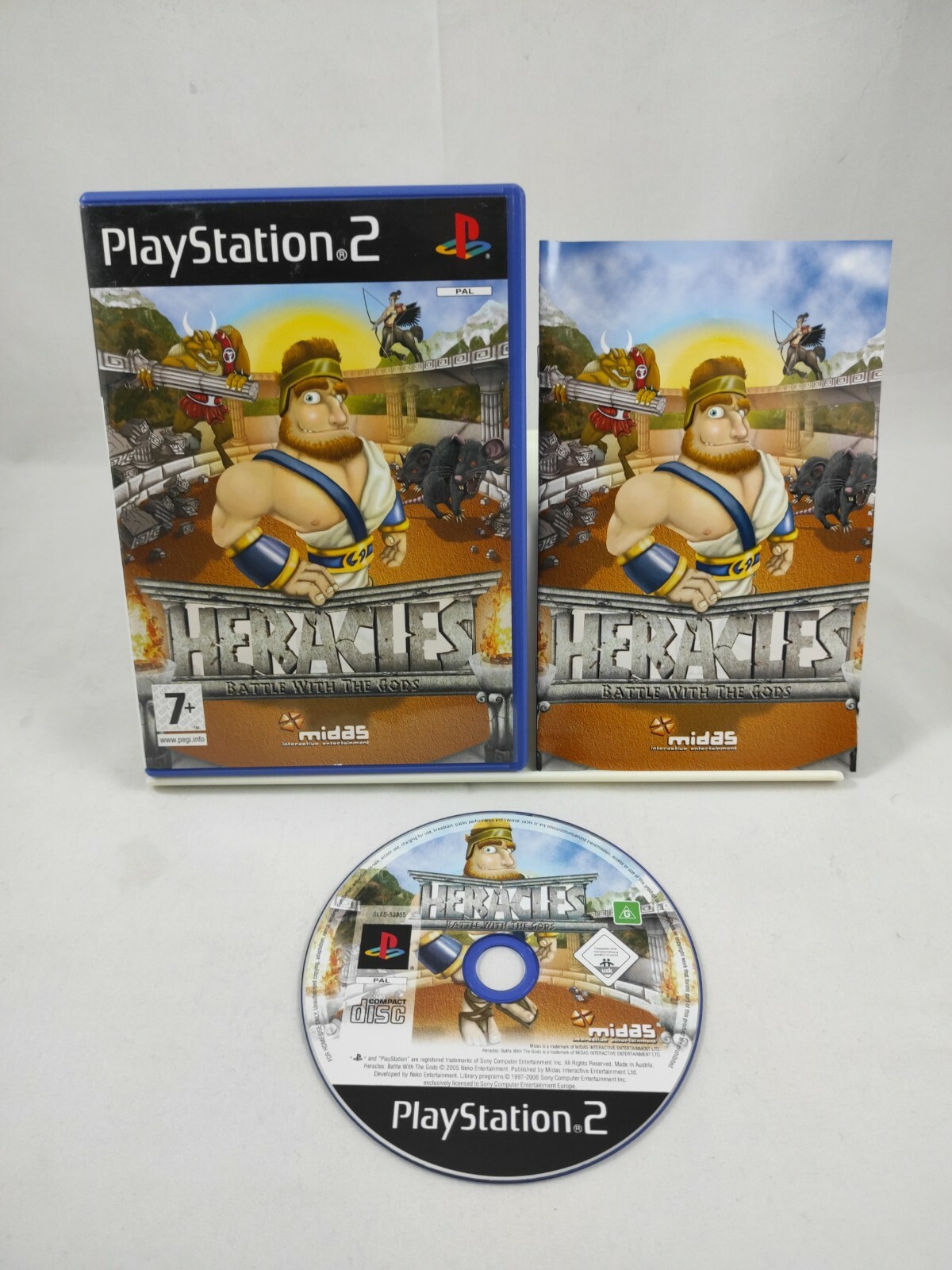 HERACLES BATTLE WITH GODS PlayStation 2 PS2 game with manual