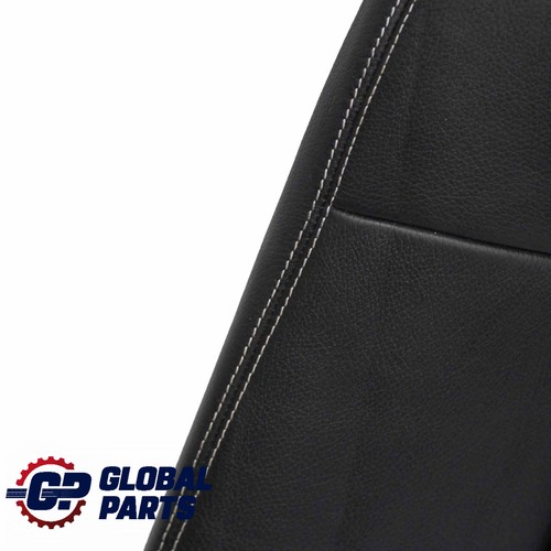 Mercedes W212 Berlina Rear Seat Backrest Back Rest Cover Black Leather - Picture 5 of 12