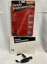 Texas Instruments TI-86 Graphing Calculator Guidebook Manual Instructions