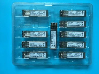 10-Pack Genuine Brocade 10G-SFP-SR SFP+ Modules - 10GbE SR 850nm 10Gb/s Transceivers 4 thumbnail image