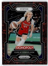 2024-25 WNBA Monopoly Prizm Dice Prizm Karlie Samuelson Washington Mystics #33