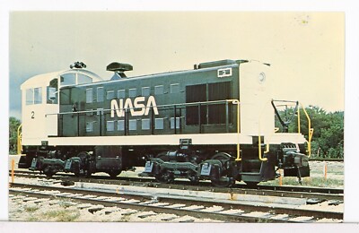 NASA Alco S-1 Number 2 at Cape Canaveral, FL in the early 1980s Trains Postcard