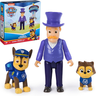 Paw Patrol Chase & Humdinger Figures Set, Kids Toys for Boys and Girls Ages 3