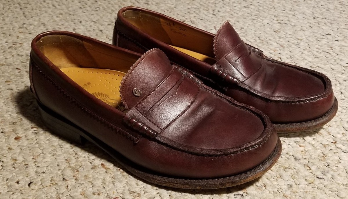 Greve Mohawk Hand Sewn Holland Leather Moccasin Penny Loafers K200