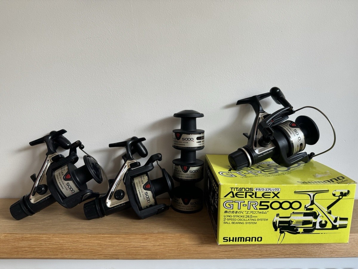 3 Shimano Titanos Aerlex Gt5000 With 3 Spools Fishing reels