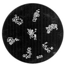 LIBERA SELEZIONE 16 stencil nail art stampaggio raschietto timbro unghie NUOVO - Foto 4 di 18