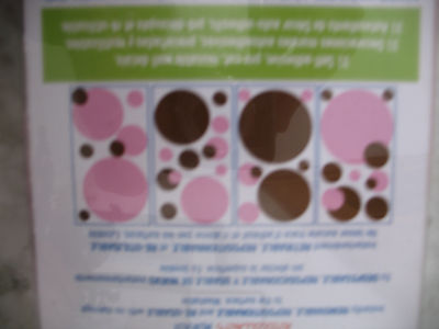 Stickers Muraux Décoratifs RoomMates à Pois Aquarelle - 2 Jeux De 60 - Pelables Et Répositionnables