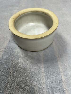 Vintage Antique Primitive Farmhouse Salt Cellar Crock / Box 4'' x 7''