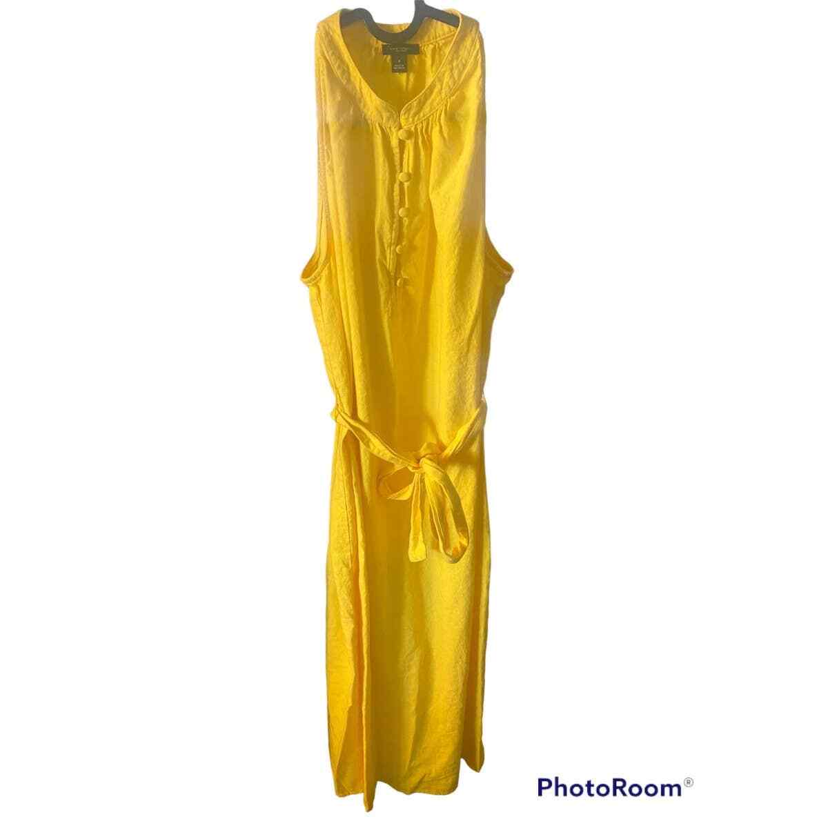 Bright Yellow Ann Taylor Factory Dress Size M eBay