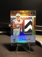 2022 Panini Illusions 15/50 Jalen Tolbert First Impressions RC Patch Auto RPA