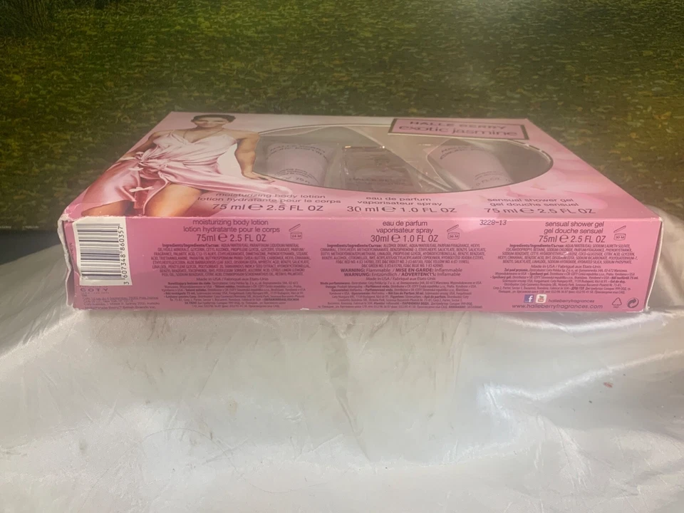 HALLE BERRY EXÓTICO JAZMÍN 30 ML EDP SPRAY/75 ML LOCIÓN CORPORAL/ 75 ML GEL DE DUCHA Foto 4 de 4