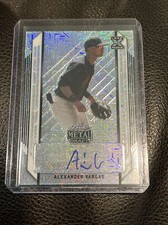 2021 leaf metal draft baseball Alexander Vargas Rookie Auto Card #BA-AV1 crystal