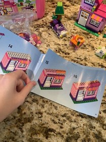 Lego Basic Set Building Toy Set 4625 House Car Pink Container 100% Complete