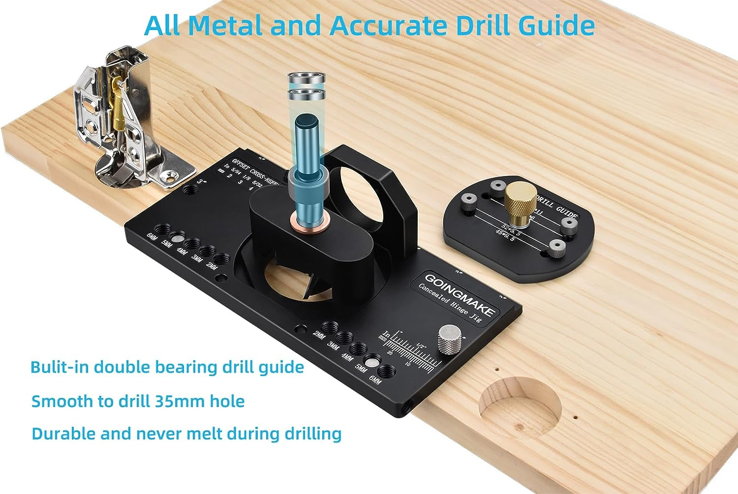 Concealed Hinge Jig All Metal with Dust Vacuum Adapter Concealed Door Hinge Jig eBay