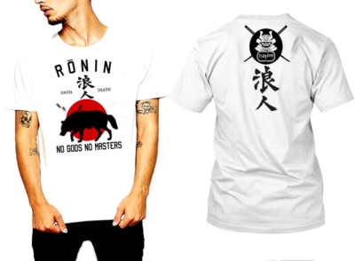 Samurai T-Shirt Japanese Shogun Assassins Bushido Warriors  Until Death tee