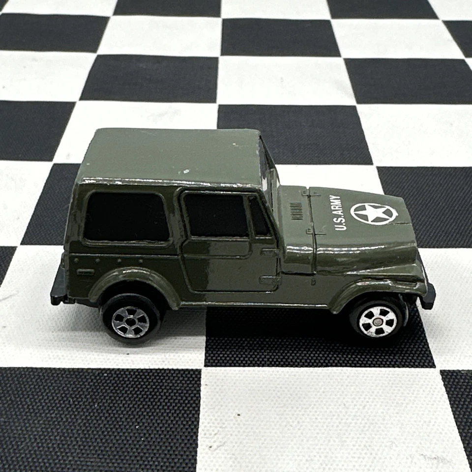 Larami E-Racer US Army Pencil Sharpener Jeep 1980’s USED Hong Kong NO PACKAGE - Image 3 of 4