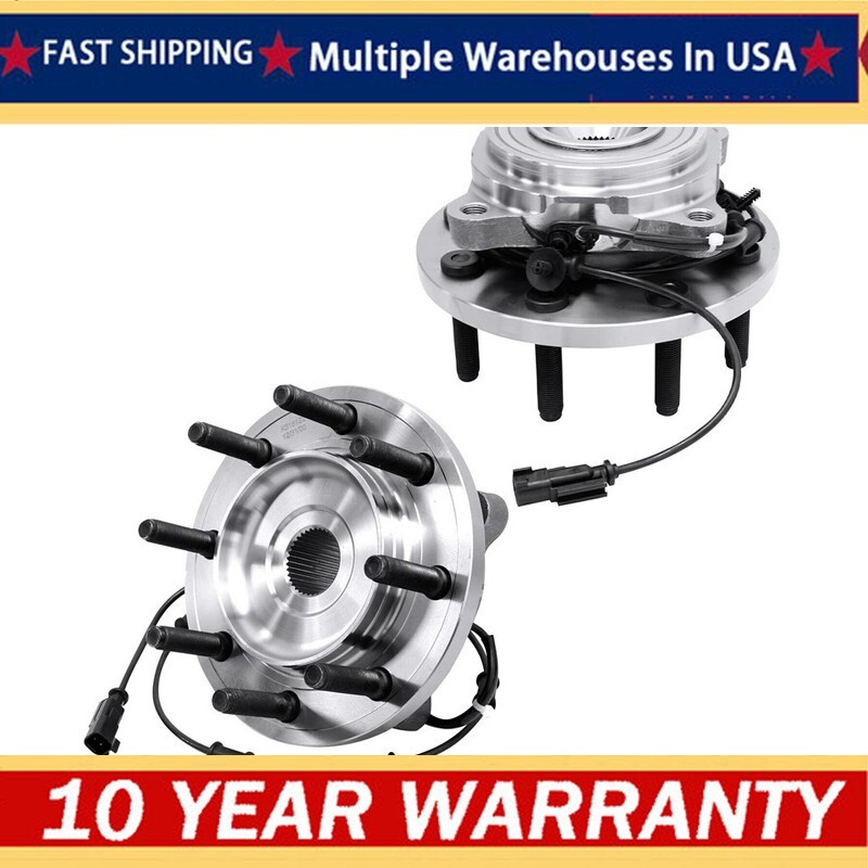 Pair 4WD Front Wheel Bearings Hubs for Dodge Ram 2500 2009-2010 Ram 2500 2011