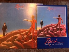 1978 Rush "Hemispheres" Vinyl LP Record COMES WITH HEMISPHERES TOUR PROGRAM