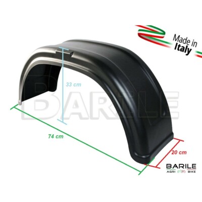 Coppia Parafanghi Parafango Per Ruota Carello Rimorchio Parafango Knott - Foto 11