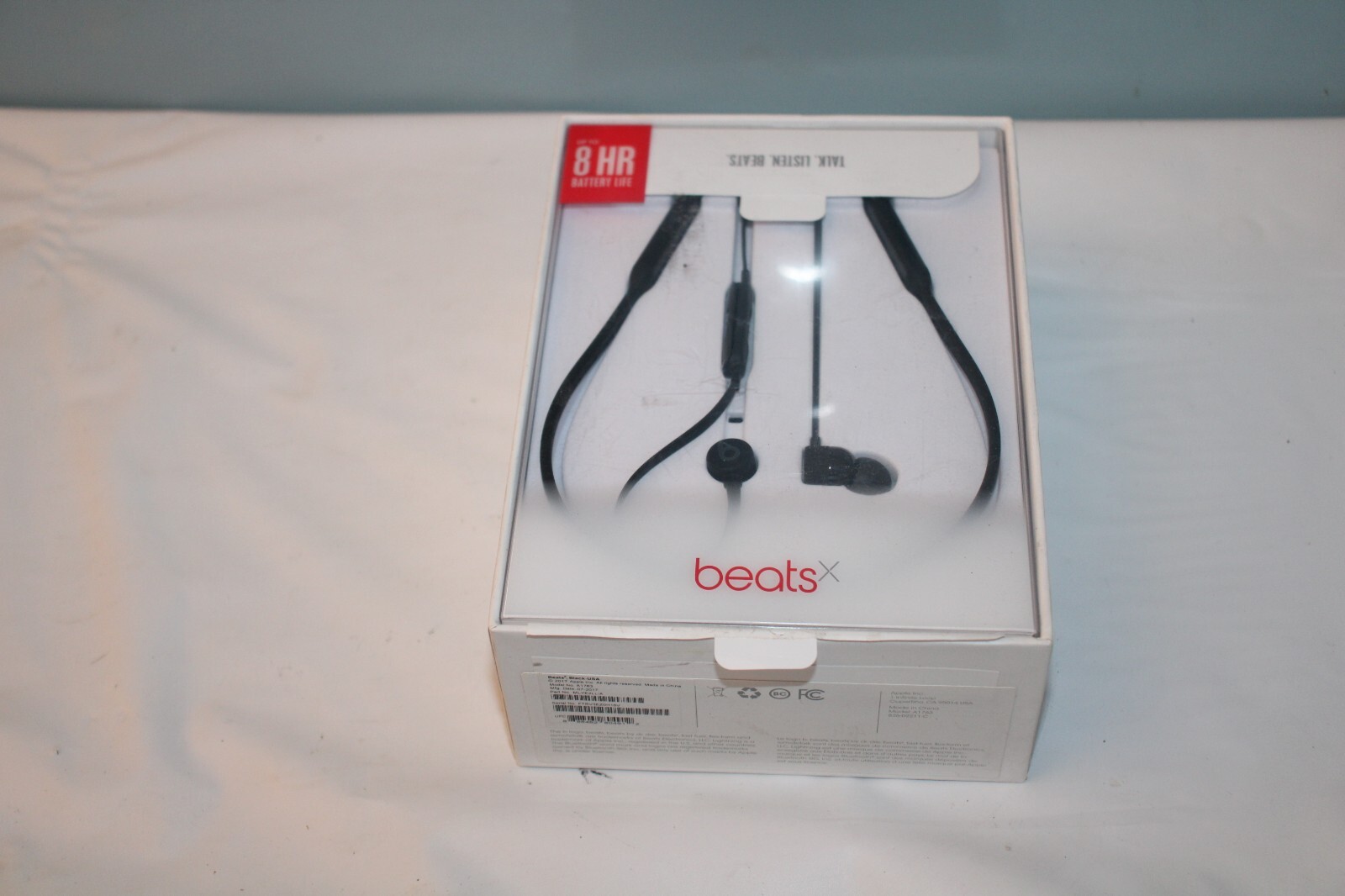 NEW Beats by Dr. Dre BeatsX In-Ear Headphones MODEL A1763 WITH BOX