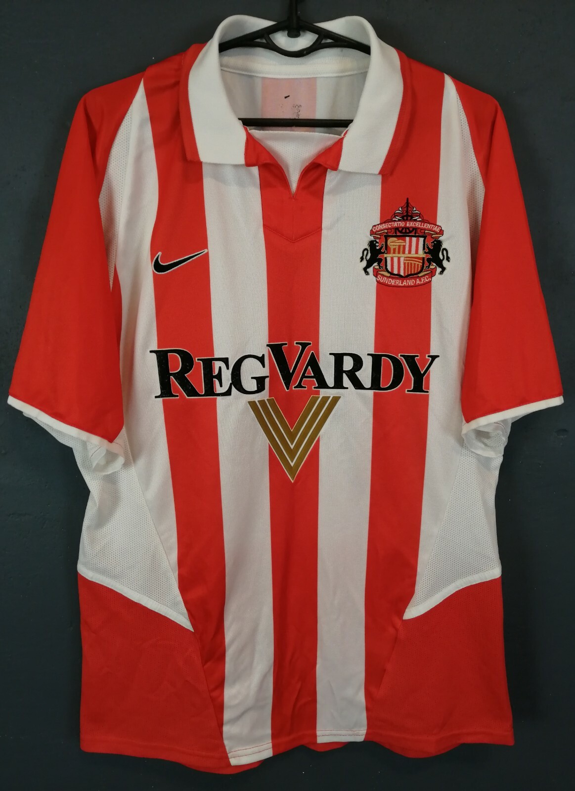 VINTAGE OLD NIKE MEN'S SUNDERLAND 2002/2004 SOCCER FOOTBALL SHIRT JERSEY SIZE M