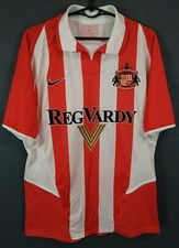 VINTAGE OLD NIKE MEN'S SUNDERLAND 2002/2004 SOCCER FOOTBALL SHIRT JERSEY SIZE M