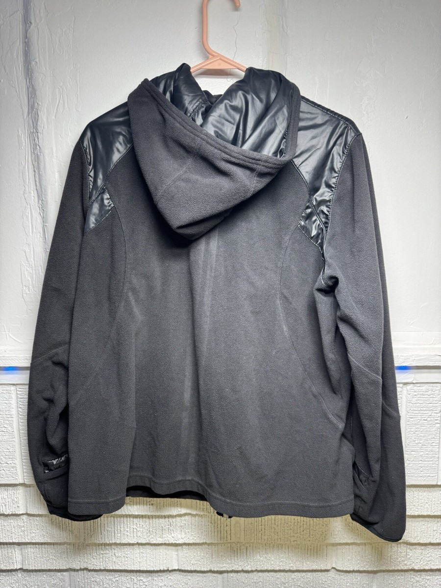 専用⑳ Adidas Black Fleece Full Zip Hoodie Jacket Womens Size XL Ladies