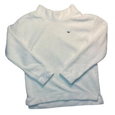 Girls Vineyard Vines Size L 14 Sherpa Fleece Mock Neck Pullover