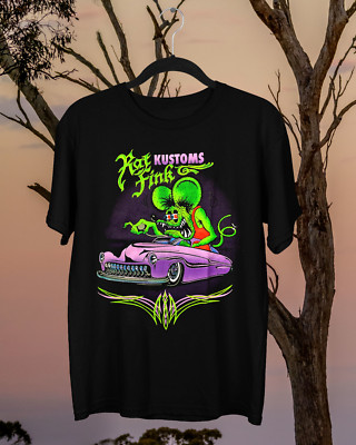 NEW Ed Roth Rat Fink Kustom Gift For Fan Black All Size Shirt
