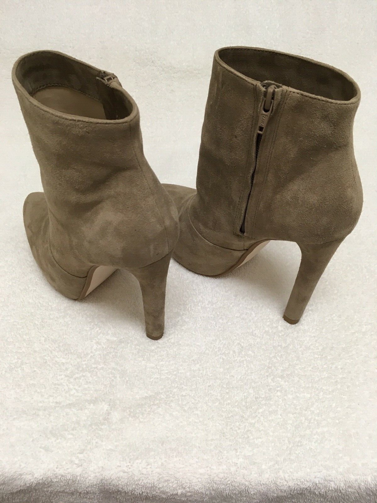 Zara Basic Collection Suede Ankle Boot Bootie - S… - image 4