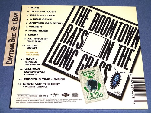 The Boomtown Rats In The Long Grass UK 2005 Remastered Bonus Tracks A Hold Of Me - Picture 3 of 14