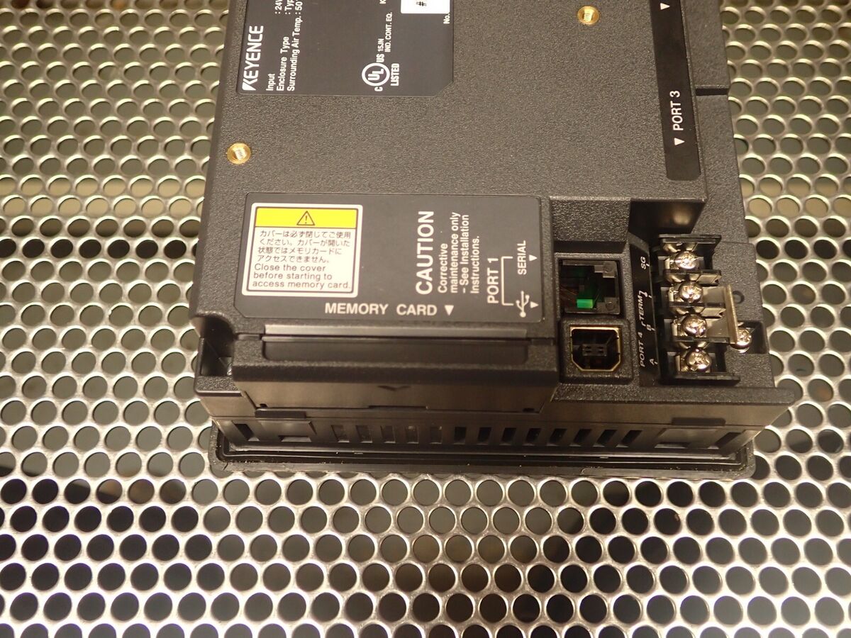 Keyence VT3-Q5T Touch Panel 24VDC Used W/ Warranty (Slight Keyence VT3-Q5T Touch Panel 24VDC Used W/ Warranty (Slight
