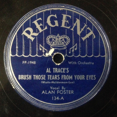 Alan Foster (4) - Al Trace's Brush Those Tears From Your Eyes / Any Time At