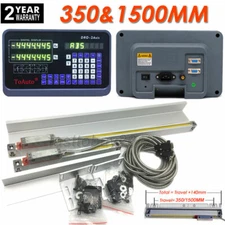 350&1500mm Precision 2 Axis Linear Glass Scale DRO Digital Readout Display Kit