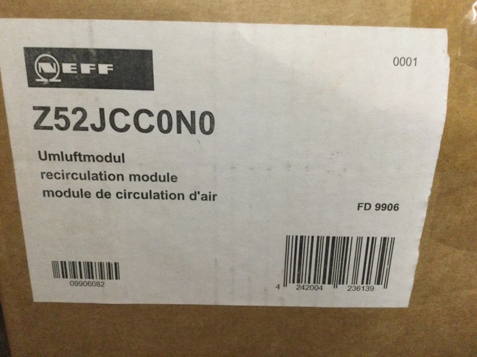 MÓDULO DE RECIRCULACIÓN NEFF Z52JCC0N0 GENUINO PARA USO CON EXTRACTORES FRANQUEO GRATUITO Foto 4 de 4