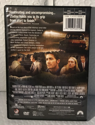Zodiac (DVD, 2007, Widescreen) 97363460145| eBay