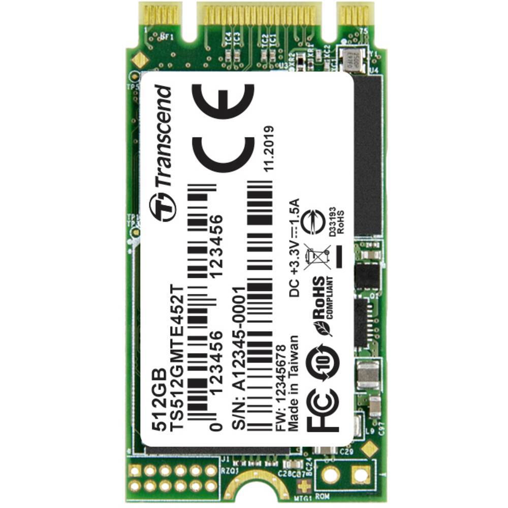 Transcend MTE452T 512 GB M.2 PCIe NVMe SSD 2242 M.2 NVMe PCIe 3.0 x2