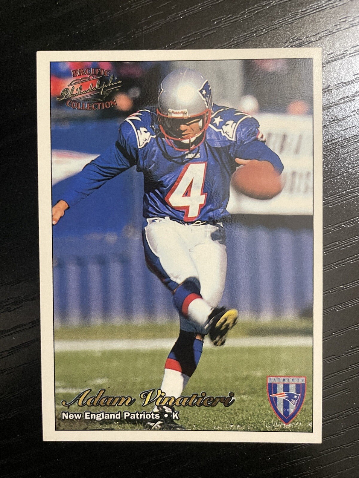 1997 Pacific Philadelphia Adam Vinatieri #199 Rookie Card New England Patriots 