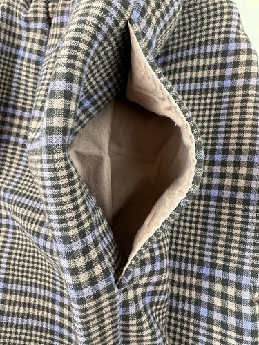 Urban Outfitters Plaid Pull On Pants with Pockets Size XS Purple Tan - Picture 11 of 16