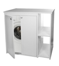 Mobile coprilavatrice asciugatrice,apertura a 2 ante,cm.94x60x94,ante rinforzate