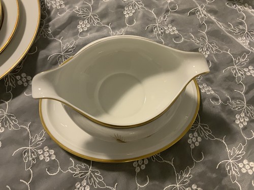 Rosenthal Selb Alemania WINIFRED patrón oro trigo 68 piezas servicio de cena - Imagen 10 de 17